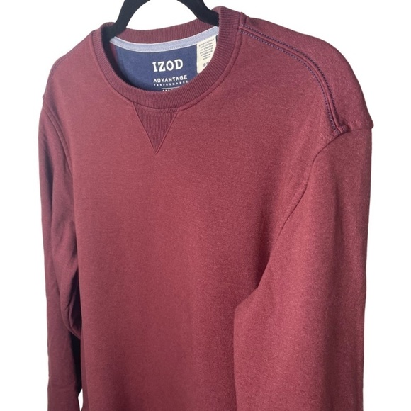 𝅺izod Advantage Performance Stretch Maroon Sweater - Small - Picture 5 of 10